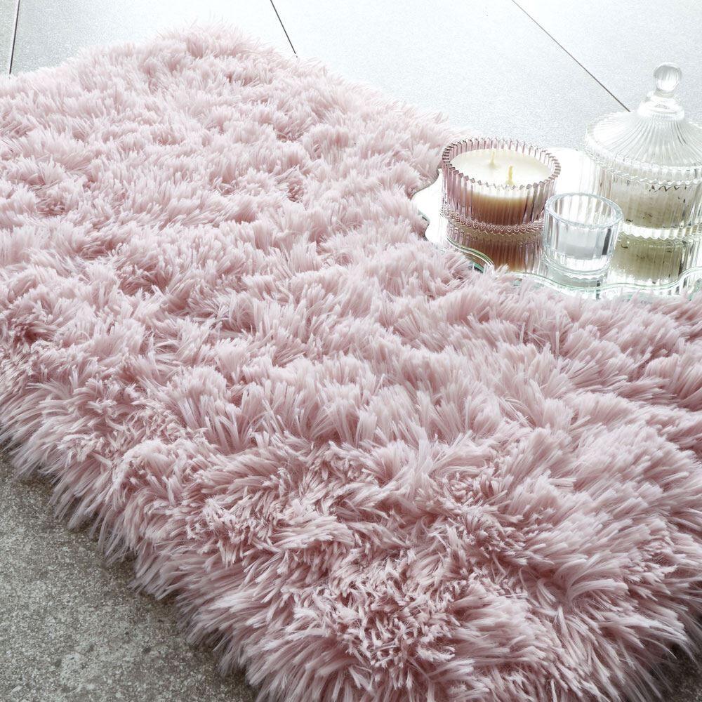Catherine Lansfield Cuddly Deep Pile Shaggy Bath Mat