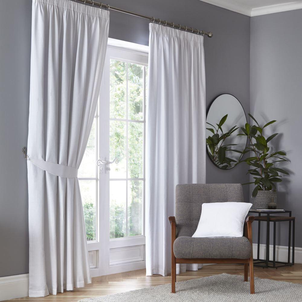 Fusion Dijon Blackout Pencil Pleat Lined Curtains