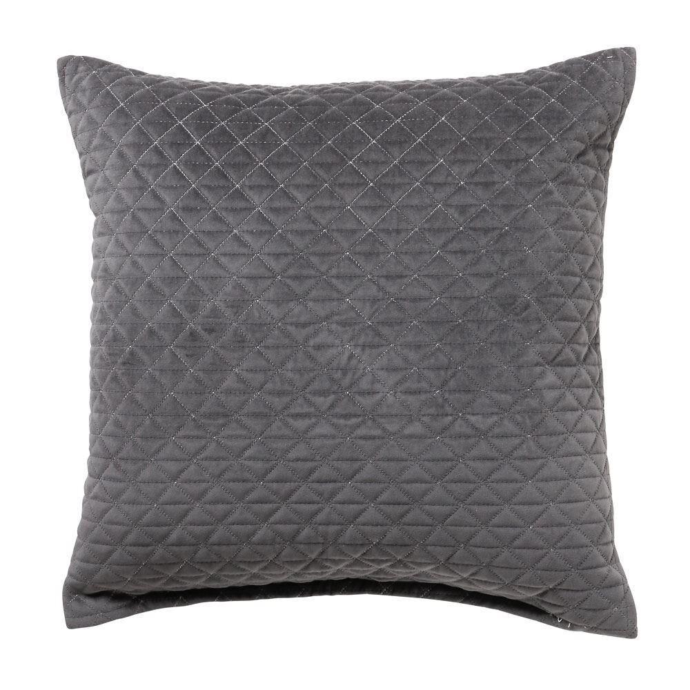 Scatter Box Kite Quilted Velvet Feather Filled Cushion, 45 x 45 Cm