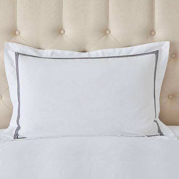 Charlotte Thomas Abingdon 180 Thread Count Polycotton Percale Oxford Pillow Case, White