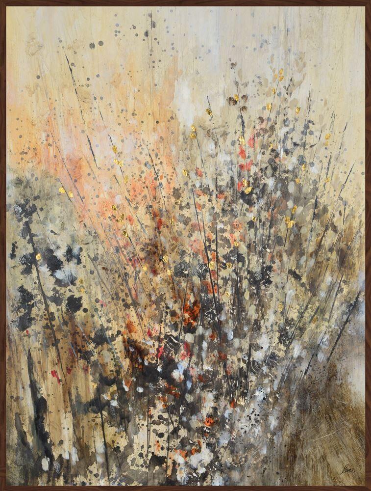 Scatter Box Clennam 2 Nature Framed Hand Painted Print Canvas Wall Art