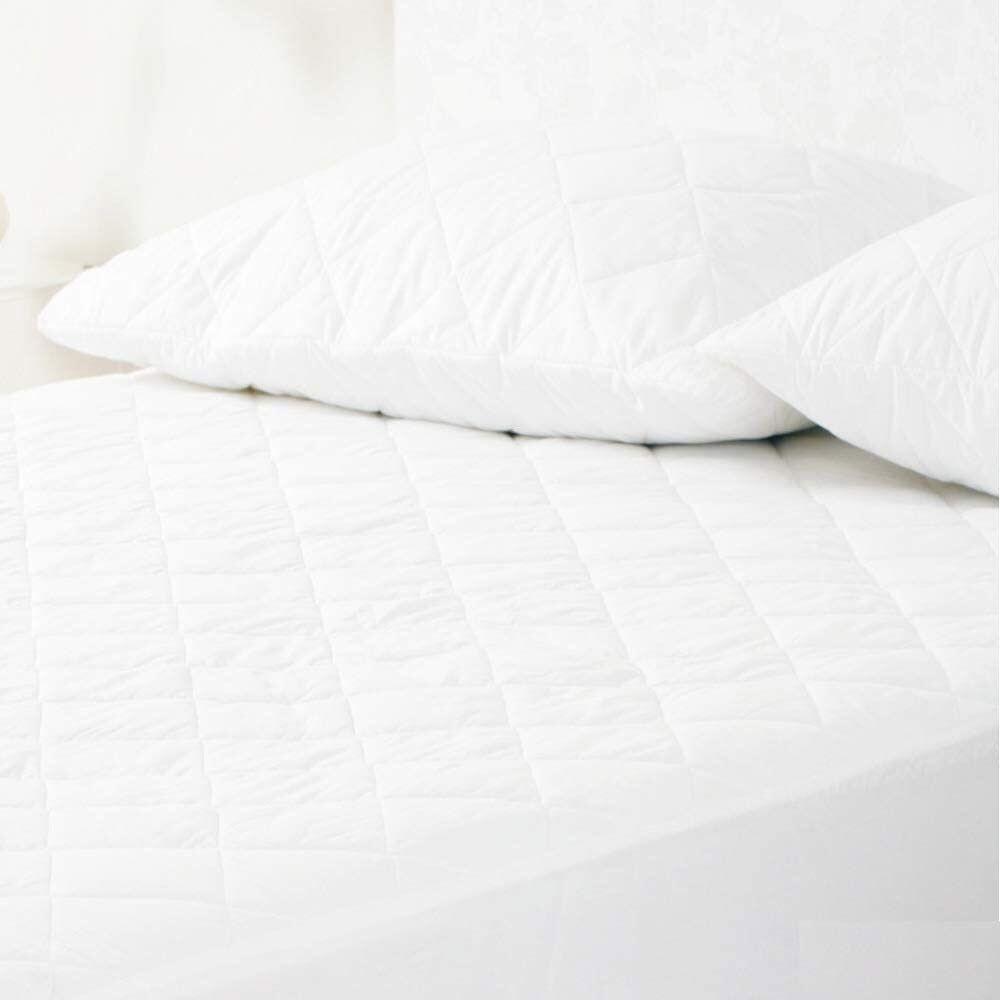 Belledorm 100% Cotton Antibacterial Extra Deep Quilted Large Pillow Protector