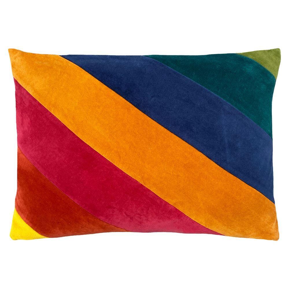 Furn Della Diagonal Stripe 100% Cotton Cushion Cover
